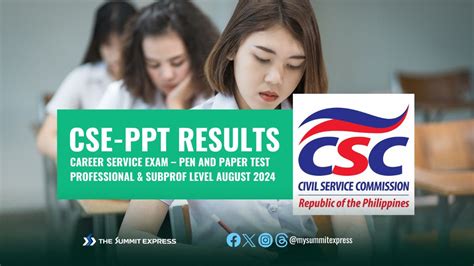 cse ppt meaning|Civil Service Exam (CSE.
